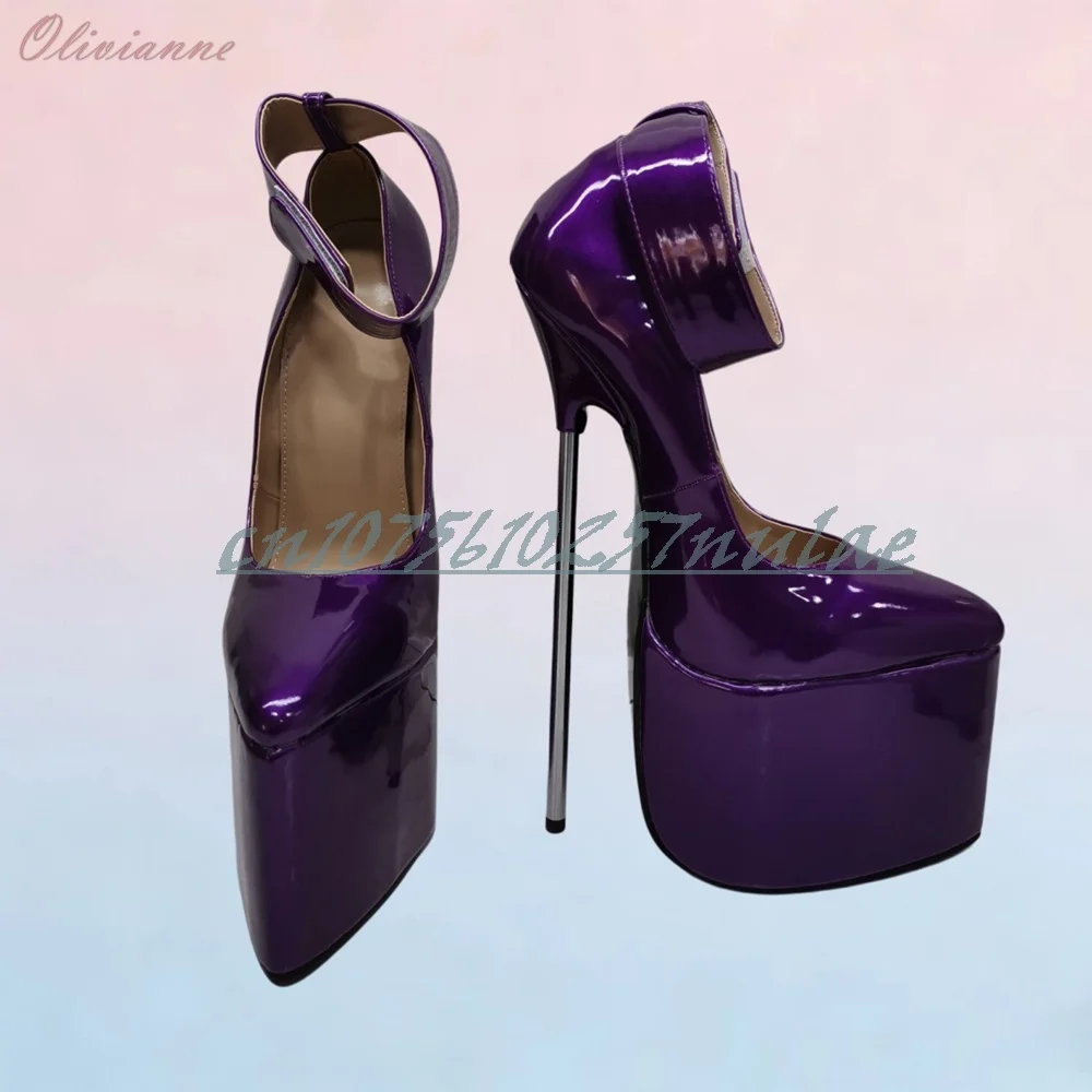 23CM Sexy Purple Color Pumps Pole Dance Shoes Platform Ankle Buckle Shiny Leather Fashion Women Shoes 2026 Women Dance Shoes
23CM Sexy Purple Color Pumps Pole Dance Shoes Platform Ankle Buckle Shiny Leather Fashion Women Shoes 2026 Women Dance Shoes