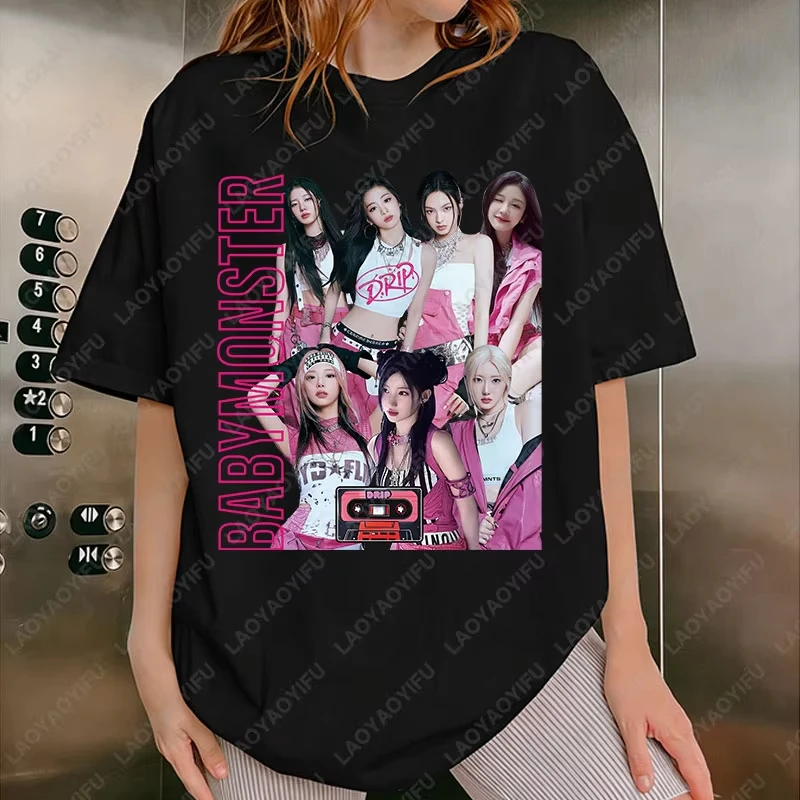 Толстовка BabyMonster World Tour Hello Monsters KPOP Футболка для фанатов Мужчины Женщины Хлопковые повседневные модные футболки Универсальные топы для взрослых
Толстовка BabyMonster World Tour Hello Monsters KPOP Футболка для фанатов Мужчины Женщины Хлопковые повседневные модные футболки Универсальные топы для взрослых