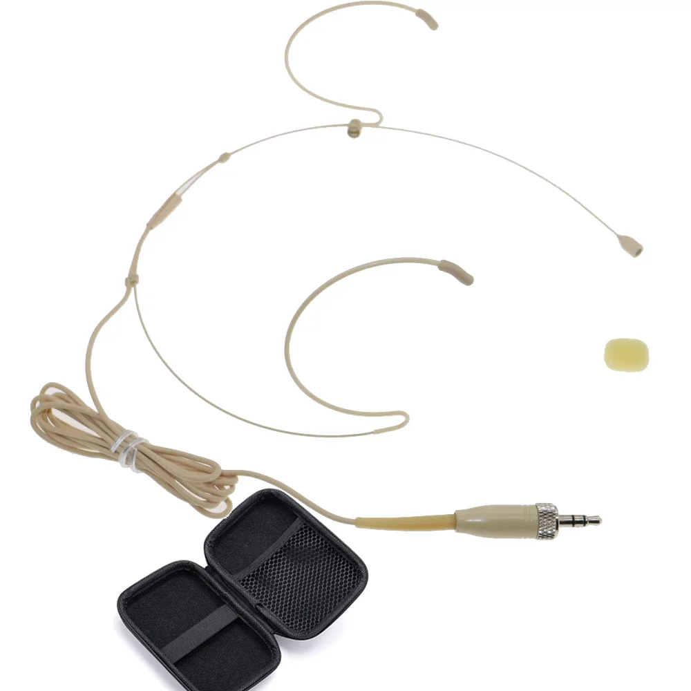 Skin HM200 Dual Ear Hanging HeadMic Microphone For Sennheiser SK 100 300 500 EW G3 G4 BeltPack Wireless System With Zipper Box
Skin HM200 Dual Ear Hanging HeadMic Microphone For Sennheiser SK 100 300 500 EW G3 G4 BeltPack Wireless System With Zipper Box