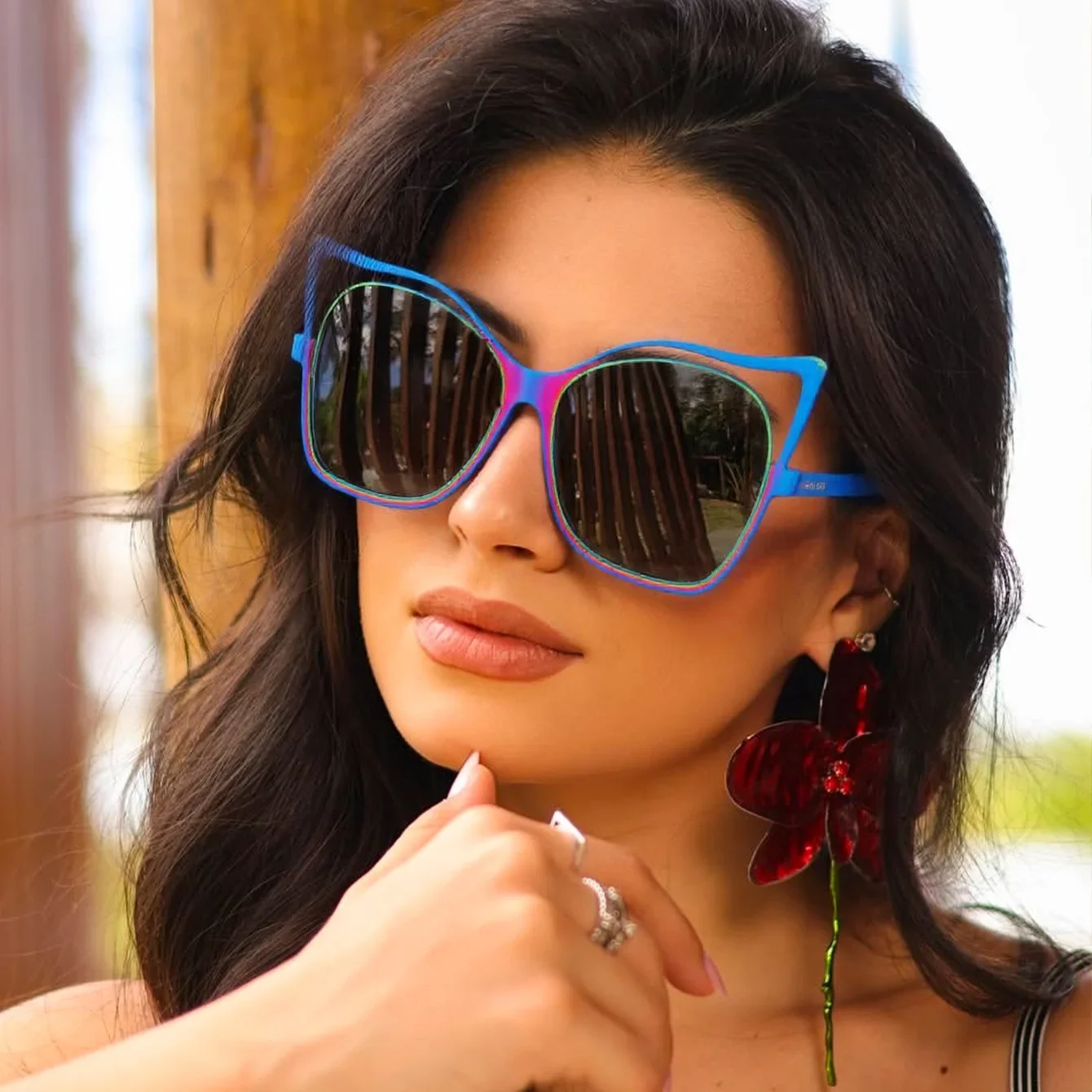 INS Colorful Cat Eye Metal Glasses Frame Fashion Trend Anti Blue Light Glasses Personalized Monochrome Presbyopia Glasses UV400
INS Colorful Cat Eye Metal Glasses Frame Fashion Trend Anti Blue Light Glasses Personalized Monochrome Presbyopia Glasses UV400