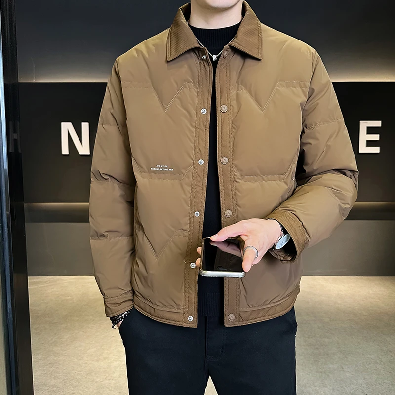 Men's Winter Busin Jaet Thiened ort Casual Outerwear Anti-Cold down Coat Regular Fit Long Sve Zipper Closure
Men's Winter Busin Jaet Thiened ort Casual Outerwear Anti-Cold down Coat Regular Fit Long Sve Zipper Closure