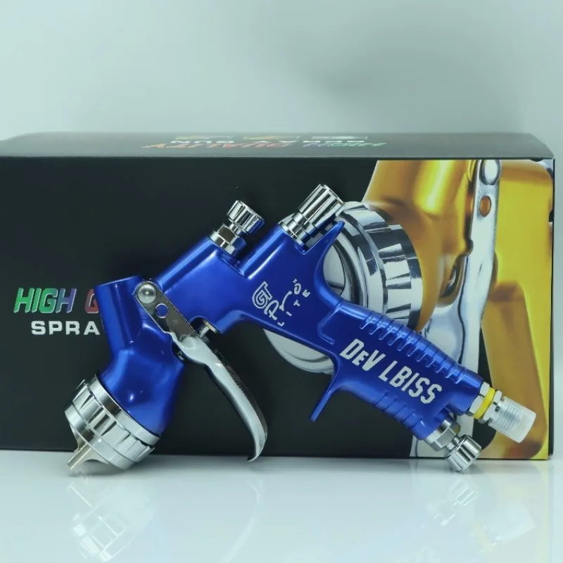 GTl Pro Spray Gun Painting Gun TE20/T110 1.3mm/1.8mm Nozzle with 600ml Mixing Cup for Water Based Air Spray Gun Airbrush Blue
GTl Pro Spray Gun Painting Gun TE20/T110 1.3mm/1.8mm Nozzle with 600ml Mixing Cup for Water Based Air Spray Gun Airbrush Blue