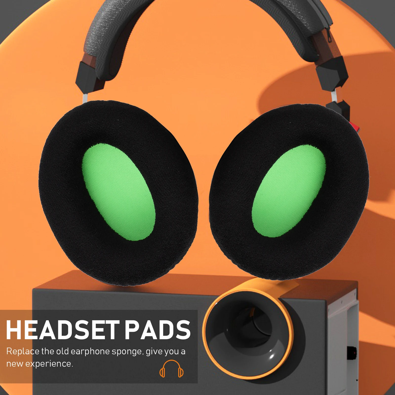 Headphone Sponge Cover Memory Foam Earphone Case Black High Elasticity Breathable Ear Pads Long Use Replace Old Headset Cover
Headphone Sponge Cover Memory Foam Earphone Case Black High Elasticity Breathable Ear Pads Long Use Replace Old Headset Cover