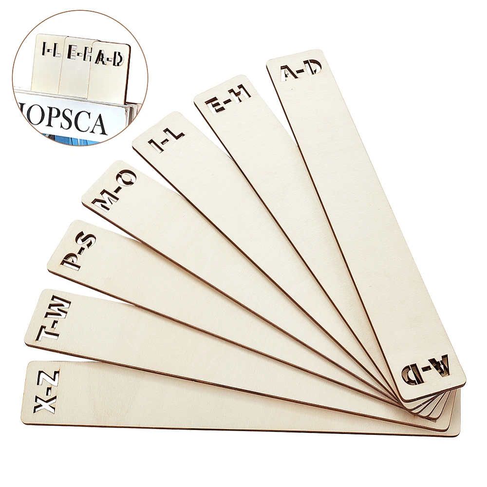 Wood Vinyl Record Divider Alphabet Separator Letter A~Z Organizer for Album CD DVD Media Book
Wood Vinyl Record Divider Alphabet Separator Letter A~Z Organizer for Album CD DVD Media Book
