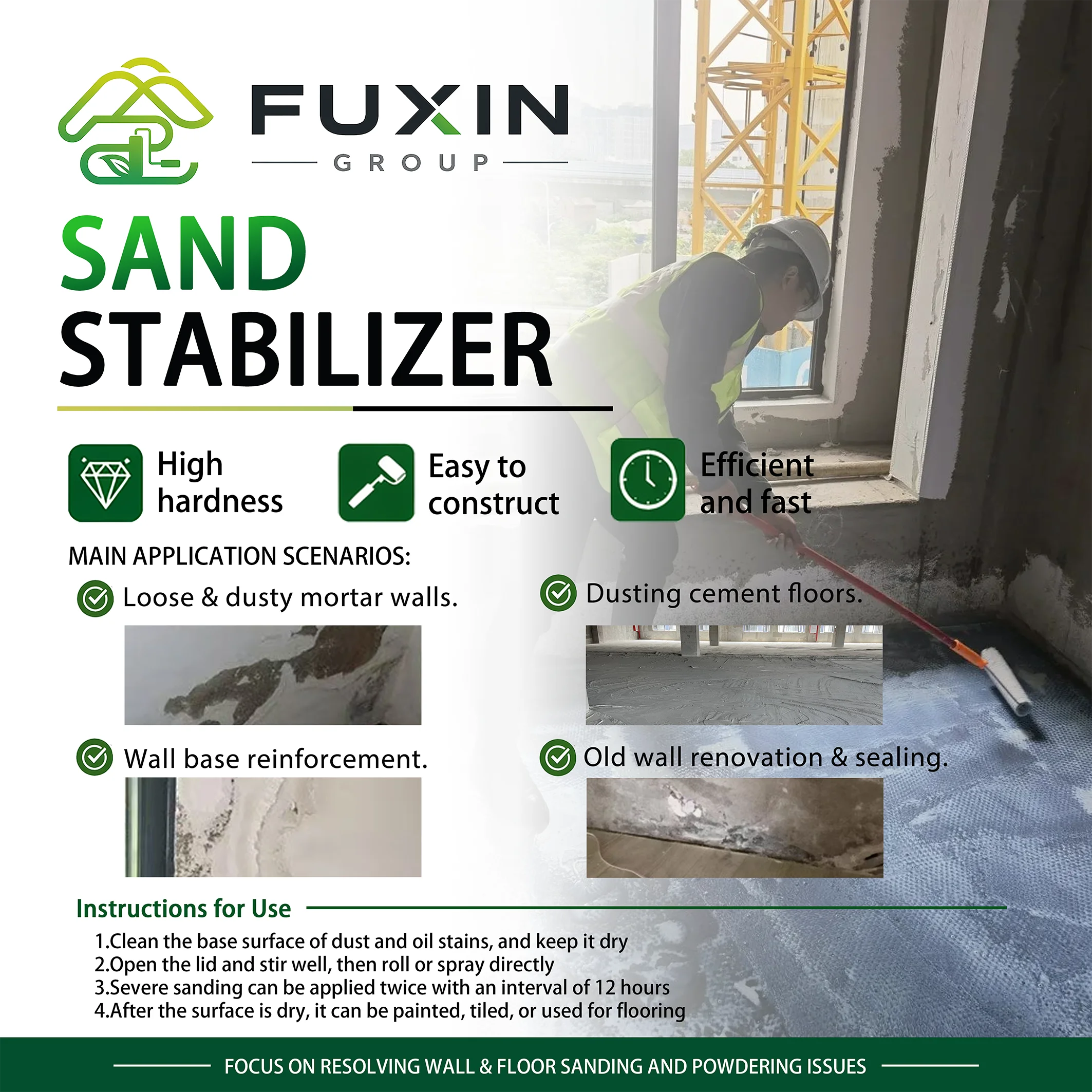 Sand Stabilizer Dust Control Soil Hardener for Ground Road Surface Concrete Sealer
Sand Stabilizer Dust Control Soil Hardener for Ground Road Surface Concrete Sealer