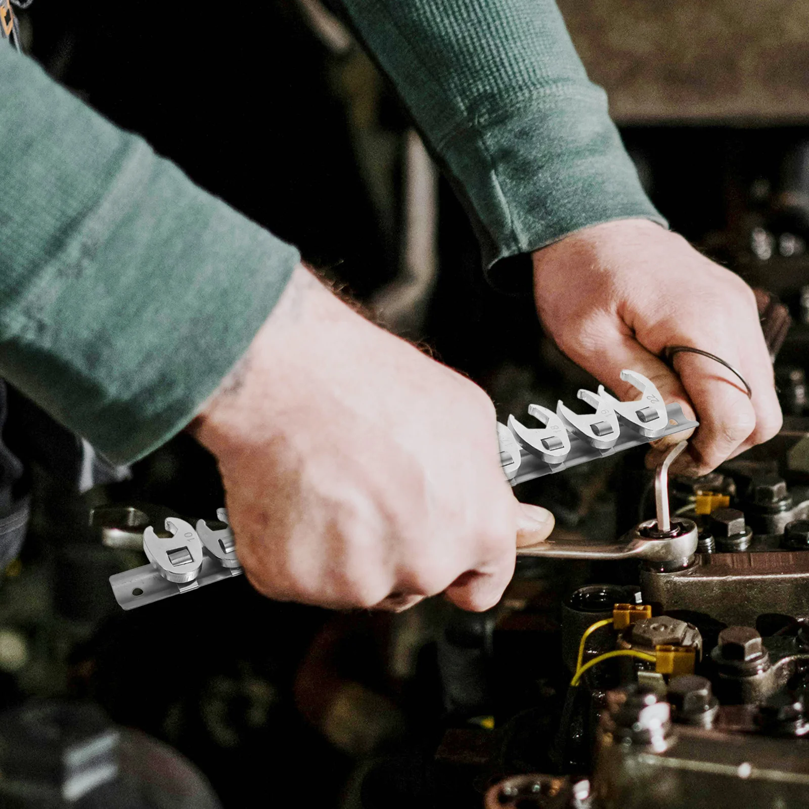 Mechanics Wrench Convenient Crowfoot Drive Metric Flare Nut Crows Kit Replacement
Mechanics Wrench Convenient Crowfoot Drive Metric Flare Nut Crows Kit Replacement