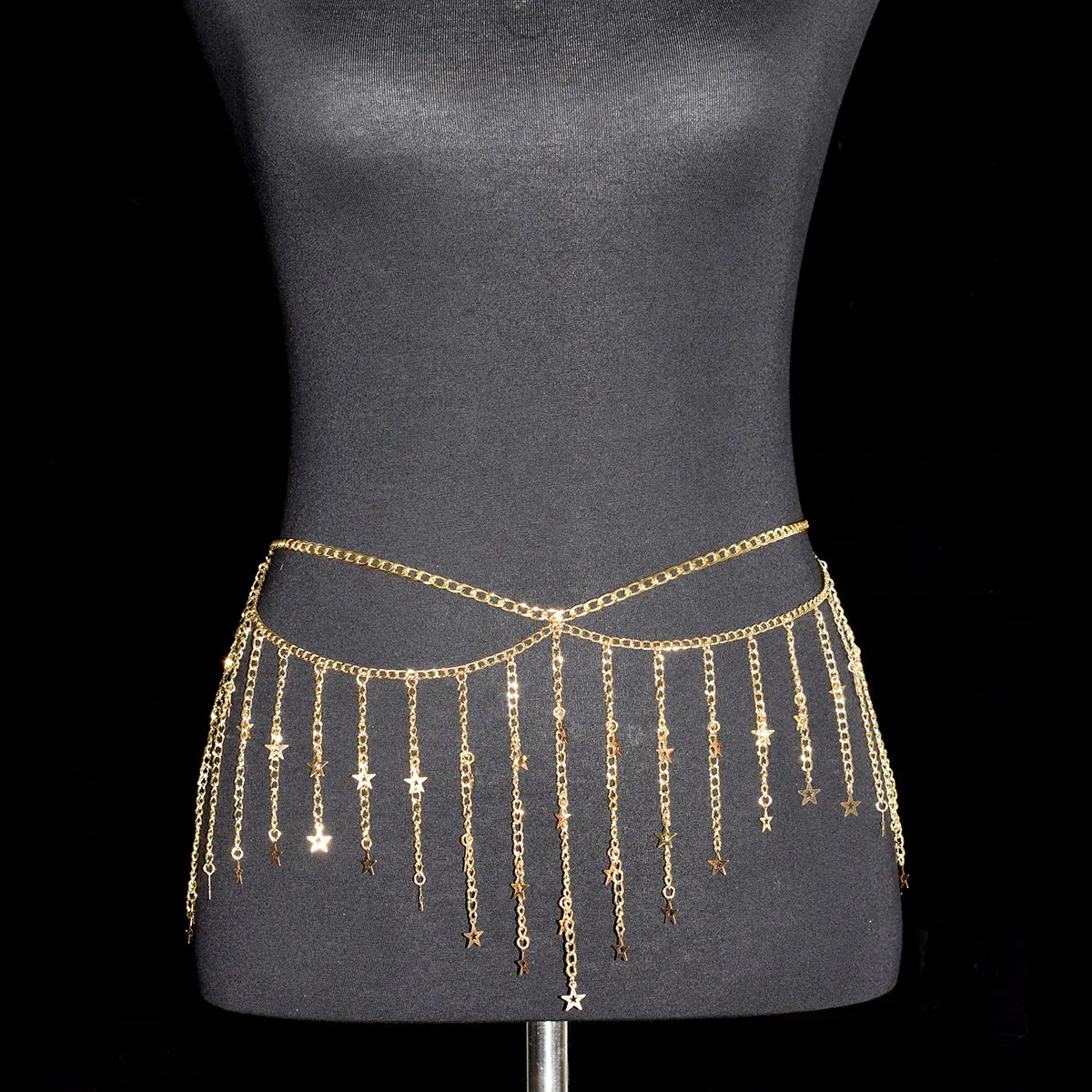 Festival Women's Metal Body Jewelry Sexy Fashion Belly Chain Tzitzit Stars Waist Chain Birthday Party Daily Wear Accessories
Festival Women's Metal Body Jewelry Sexy Fashion Belly Chain Tzitzit Stars Waist Chain Birthday Party Daily Wear Accessories