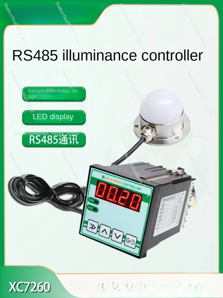 Illumination Controller RS485 Greenhouse Brightness Meter Light Controller Indoor Automatic Brightness Meter Illumination Meter
Illumination Controller RS485 Greenhouse Brightness Meter Light Controller Indoor Automatic Brightness Meter Illumination Meter