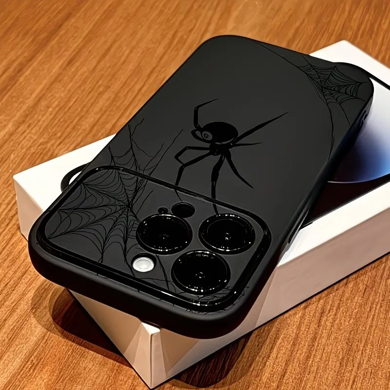 Black Iris Black Spider Web Print Phone Case For iPhone 17 16 11 12 13 14 15 Plus ProMax XS X XR Shockproof Matte Silicone Cover
Black Iris Black Spider Web Print Phone Case For iPhone 17 16 11 12 13 14 15 Plus ProMax XS X XR Shockproof Matte Silicone Cover