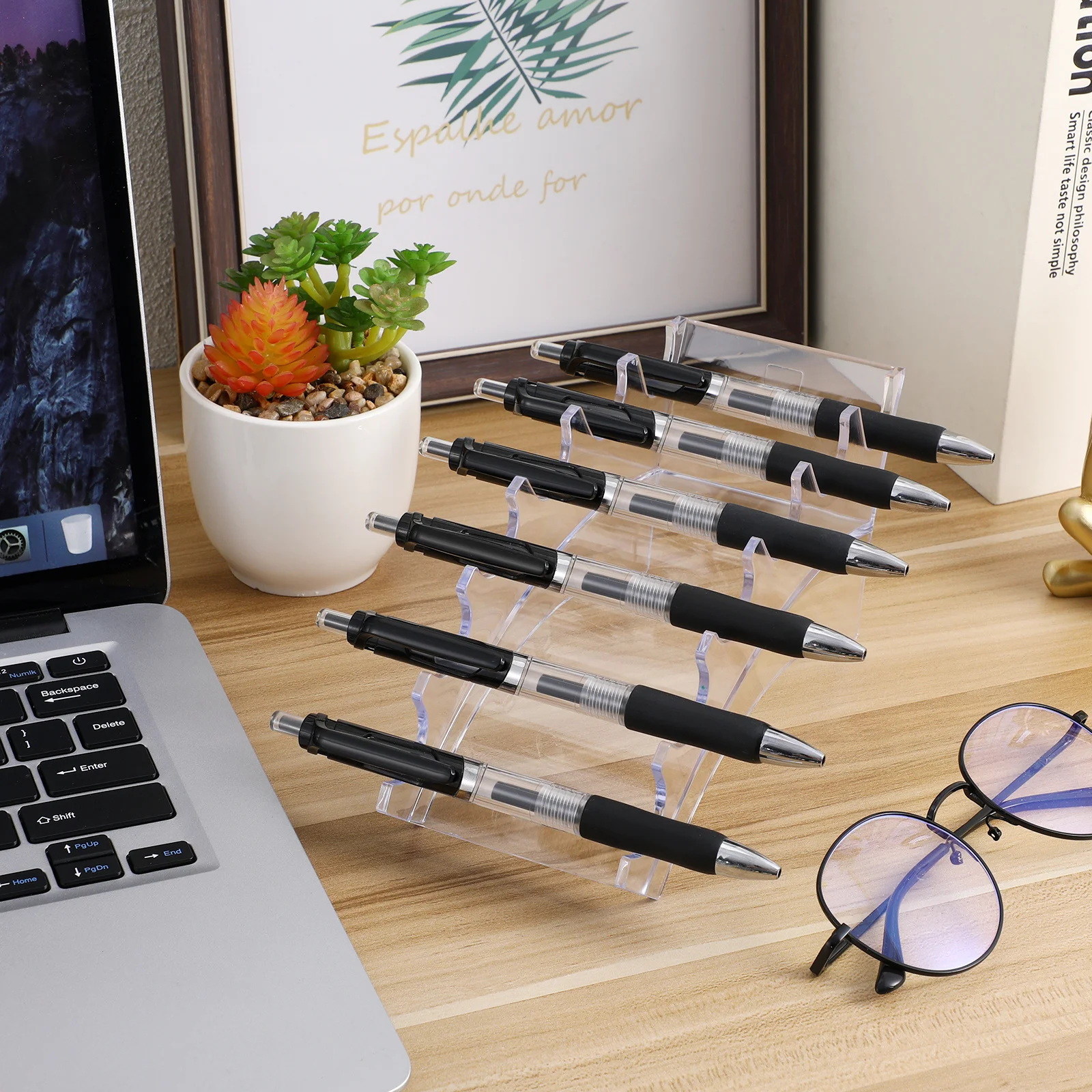 Acrylic Pen Display Shelf Transparent Stationery Holder for Desk Organization Store Counter Display Rack Pen Holder
Acrylic Pen Display Shelf Transparent Stationery Holder for Desk Organization Store Counter Display Rack Pen Holder