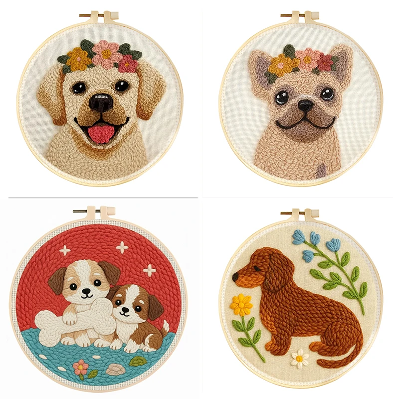 Dog Punch Needle Original Gifts Hobby Kits For Adults Animal Diy Punch Needle Kit Unique Gift Crafts Diy Kits
Dog Punch Needle Original Gifts Hobby Kits For Adults Animal Diy Punch Needle Kit Unique Gift Crafts Diy Kits