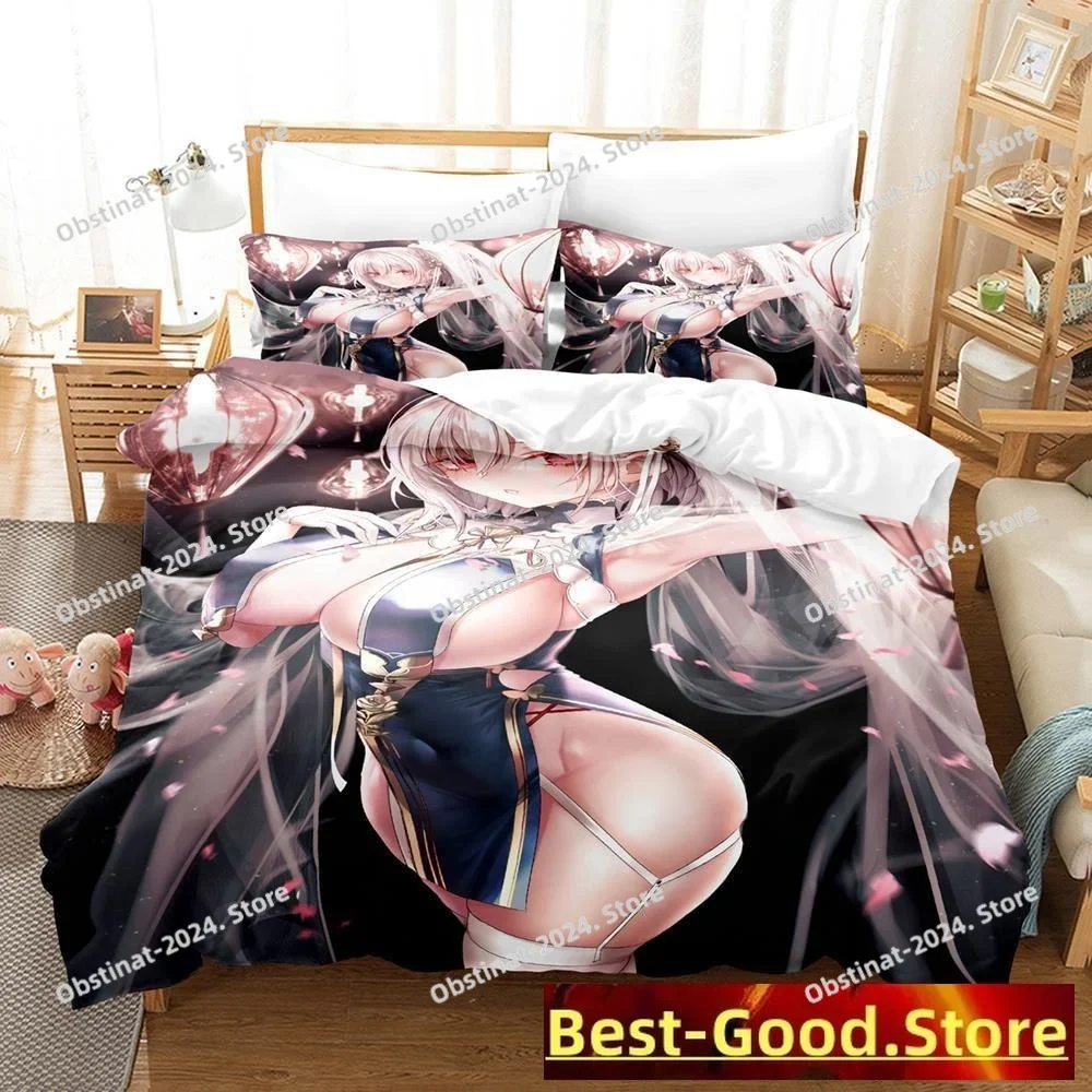 Sexy Azur Lane Sirius Bedding Set Cartoon Anime three-piece set Adult Kid Bedroom Duvetcover Sets 3D Kawaii Girl Game bed set
Sexy Azur Lane Sirius Bedding Set Cartoon Anime three-piece set Adult Kid Bedroom Duvetcover Sets 3D Kawaii Girl Game bed set