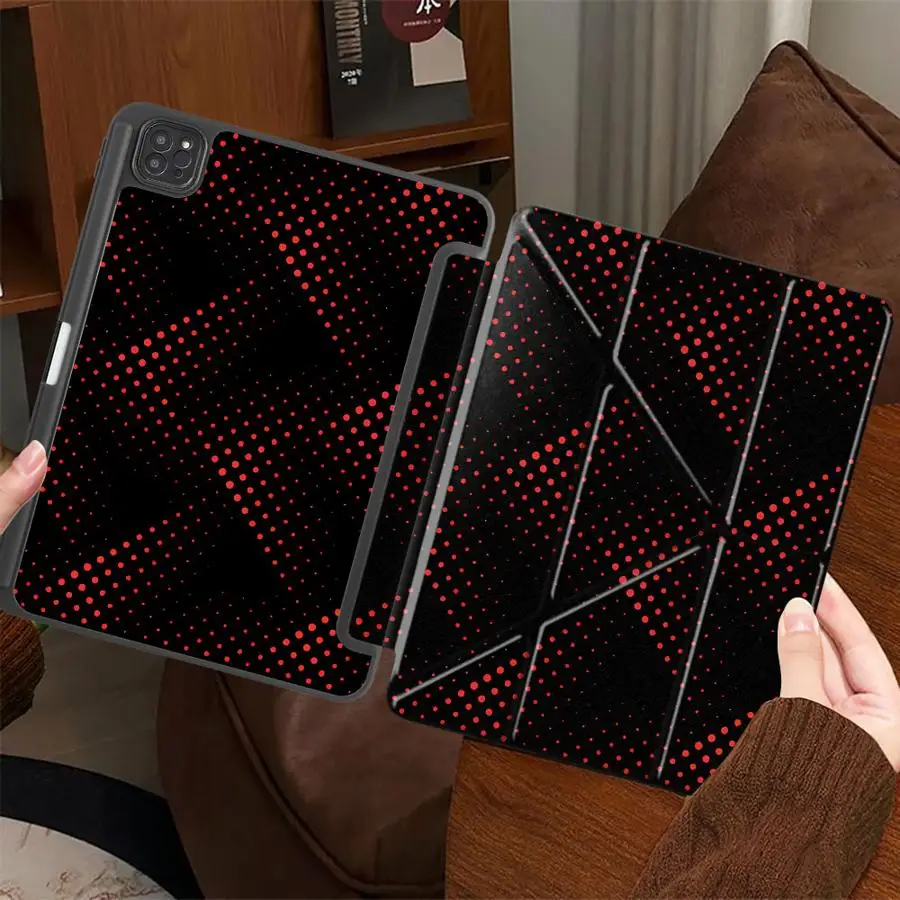 Tablet Case For iPad Pro 2025 Mini 6 7 Pro 11th 10th 9th 8th 7th 12.9inch Air 4 5 M3 M2 M4 11inch Holder Cover Shiny Hexagon
Tablet Case For iPad Pro 2025 Mini 6 7 Pro 11th 10th 9th 8th 7th 12.9inch Air 4 5 M3 M2 M4 11inch Holder Cover Shiny Hexagon