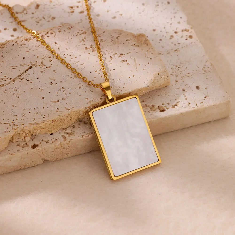 Acrylic Square Pendant Stainless Steel Necklaces For Women Gold Color Aesthetic Heart Pendant Necklace 2024 Trendy Jewelry BFF
Acrylic Square Pendant Stainless Steel Necklaces For Women Gold Color Aesthetic Heart Pendant Necklace 2024 Trendy Jewelry BFF