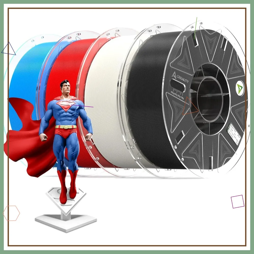 Филамент Hyper PLA 1.75 мм, 4 кг, высокоскоростной (30-600 мм/с), для 3D-принтеров, 4 катушки, черный, белый, синий, красный
Филамент Hyper PLA 1.75 мм, 4 кг, высокоскоростной (30-600 мм/с), для 3D-принтеров, 4 катушки, черный, белый, синий, красный