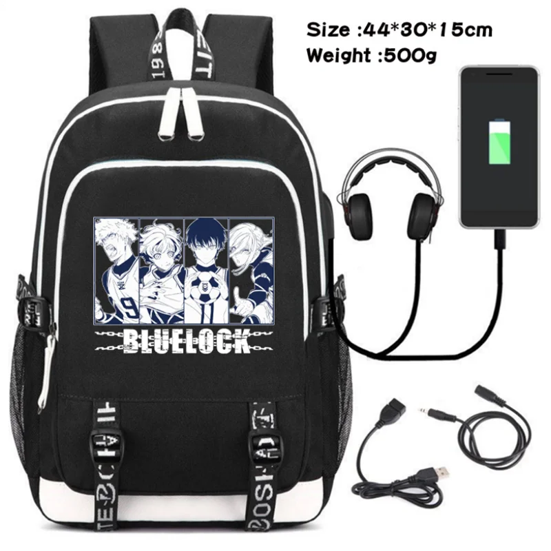 Anime Blue Lock USB Backpack Teenarges Schoolbag Children Back To School Girls Boys Fashion Shoulder Laptop Outdoor Bags Mochila
Anime Blue Lock USB Backpack Teenarges Schoolbag Children Back To School Girls Boys Fashion Shoulder Laptop Outdoor Bags Mochila