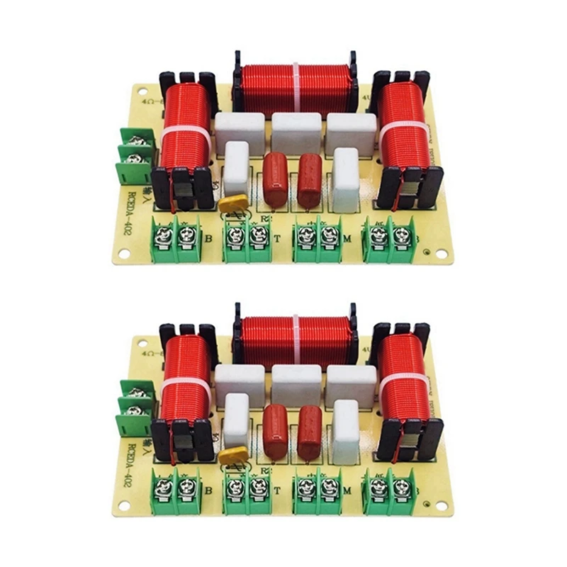 2Pcs Crossover High Mid Low Frequency Speaker DIY Audio Splitter For Home Speaker Upgrade
2Pcs Crossover High Mid Low Frequency Speaker DIY Audio Splitter For Home Speaker Upgrade