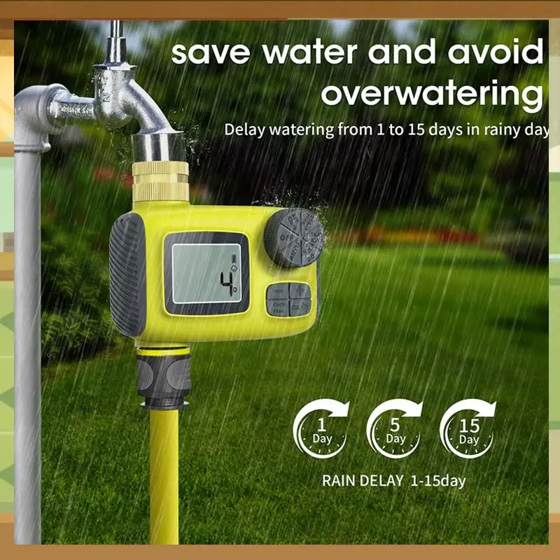 Single-Way Smart Watering Controller Automatic Irrigation Sprinkler System Foroutdoor Garden Lawn Greenhouse Plants-BAAX
Single-Way Smart Watering Controller Automatic Irrigation Sprinkler System Foroutdoor Garden Lawn Greenhouse Plants-BAAX