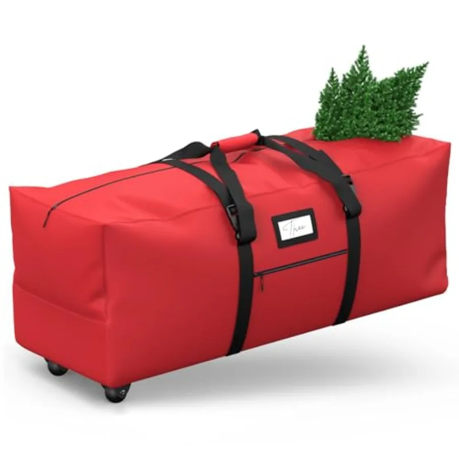 Rolling Christmas Tree Storage Bag Fits Up to 7.5 Feet Artificial Xmas Disassembled Trees. Extra Large Storage Container with W
Rolling Christmas Tree Storage Bag Fits Up to 7.5 Feet Artificial Xmas Disassembled Trees. Extra Large Storage Container with W