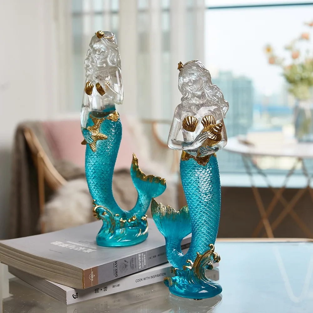 Transparent Crystal Mermaid Miniature Figurine Fairy Garden Home Decor Creative Living Room Accessories
Transparent Crystal Mermaid Miniature Figurine Fairy Garden Home Decor Creative Living Room Accessories