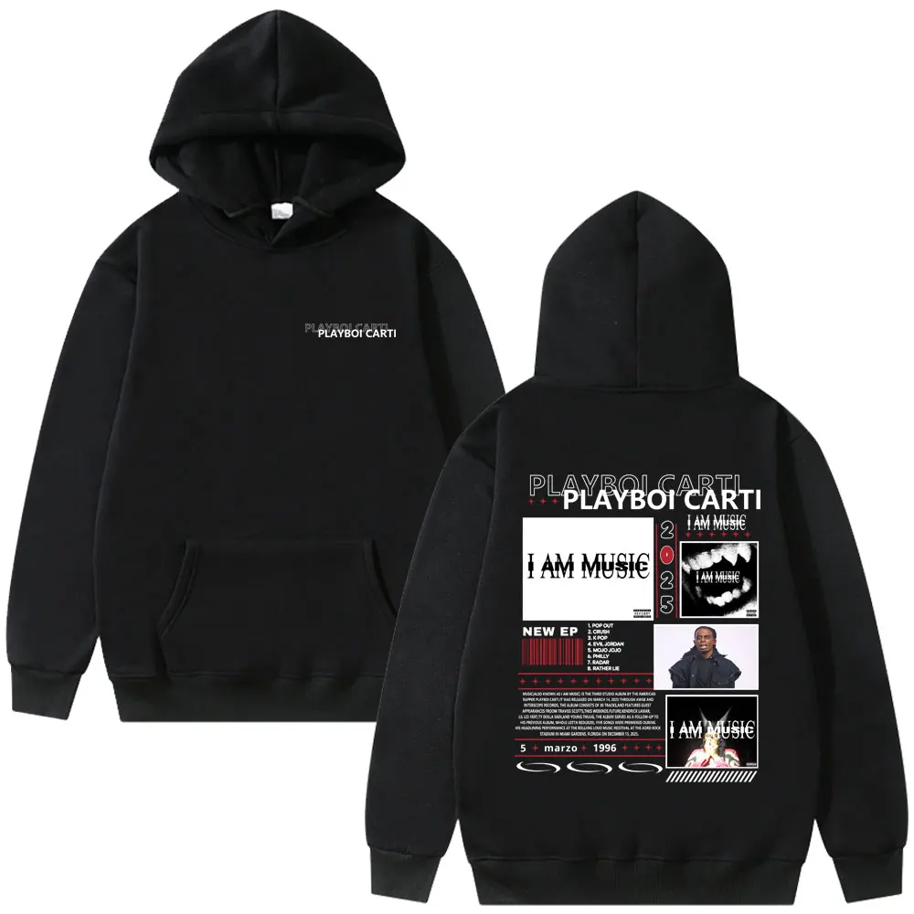 Fashion Rapper Playboi Carti I AM MUSIC Album Hoodie Men Women Hip Hop Opium Streetwear Male Vintage Oversized Fleece Hoodies
Fashion Rapper Playboi Carti I AM MUSIC Album Hoodie Men Women Hip Hop Opium Streetwear Male Vintage Oversized Fleece Hoodies