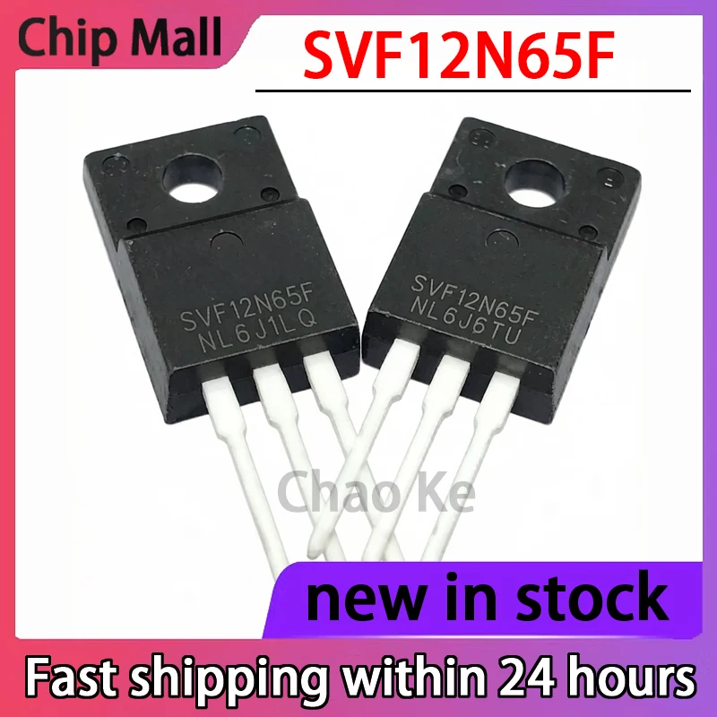 5PCS New SVF12N65F TO-220F 650V 12A MOSFET in Stock
5PCS New SVF12N65F TO-220F 650V 12A MOSFET in Stock