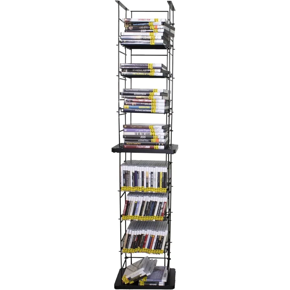 CD Tower Media Rack DVD Organizer Video Game Blu RayS Storage Holds 176 Single CDs 18469-NF
CD Tower Media Rack DVD Organizer Video Game Blu RayS Storage Holds 176 Single CDs 18469-NF