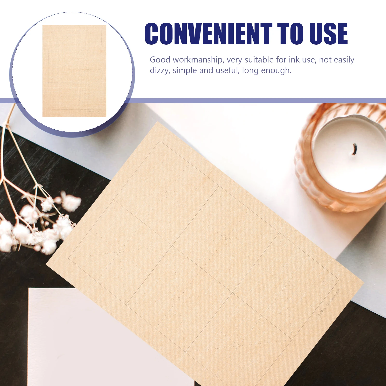 Calligraphy Paper Chinese Practice Writing Thickened Xuan Paper Smooth For Ink Brush Watercolor Convenient Use
Calligraphy Paper Chinese Practice Writing Thickened Xuan Paper Smooth For Ink Brush Watercolor Convenient Use