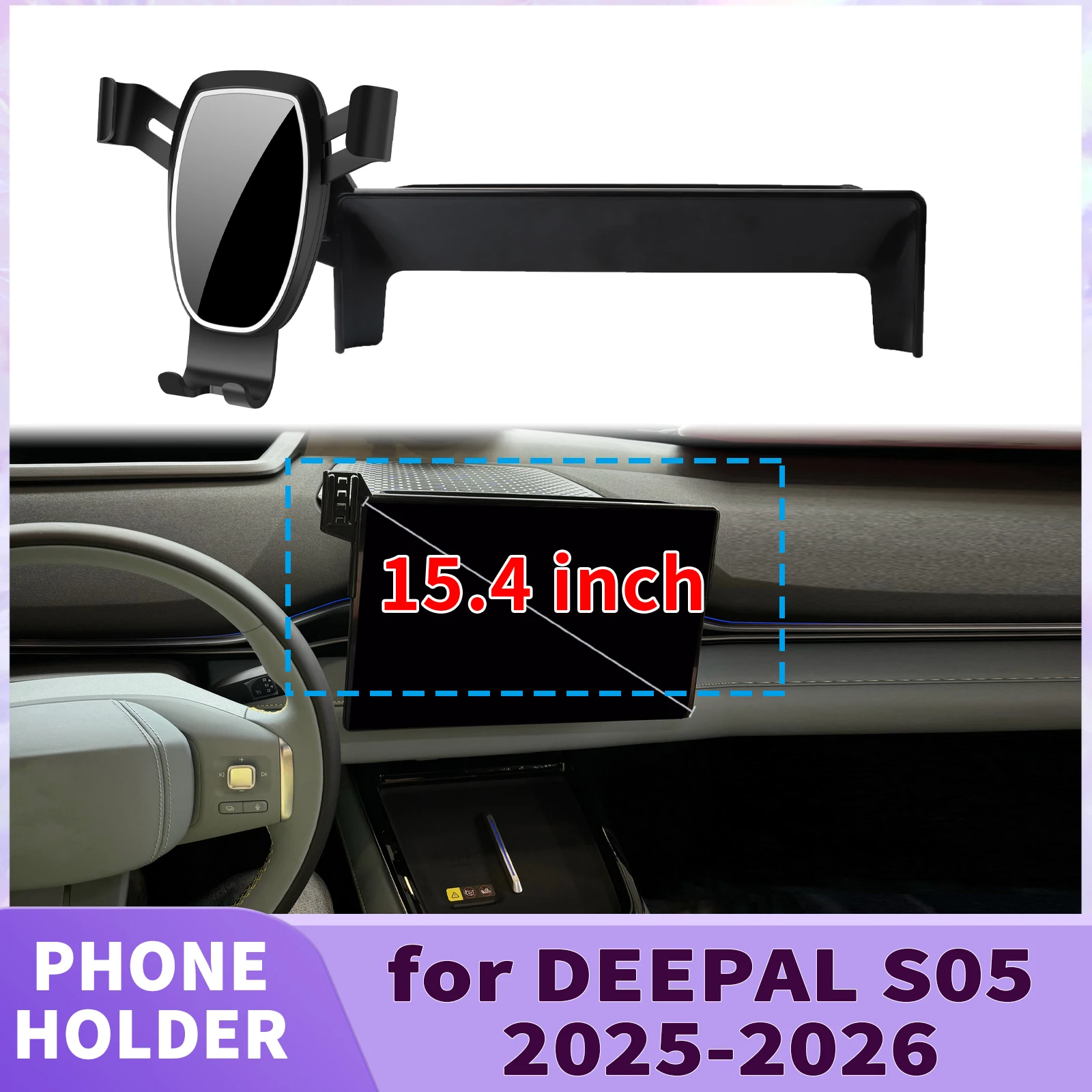 for CHANGAN DEEPAL S05 2025 2026 Screen Base Phone Holder Mount Secure Clip Car accessoires
for CHANGAN DEEPAL S05 2025 2026 Screen Base Phone Holder Mount Secure Clip Car accessoires