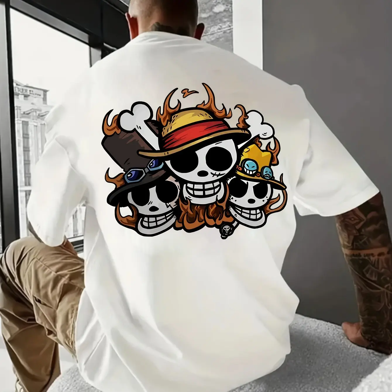 Luffy ONE PIECE Harajuku Summer T-shirt 2025 New Men Cotton Oversized Fitness Vintage Street Women Casual Loose Short-sleeved
Luffy ONE PIECE Harajuku Summer T-shirt 2025 New Men Cotton Oversized Fitness Vintage Street Women Casual Loose Short-sleeved