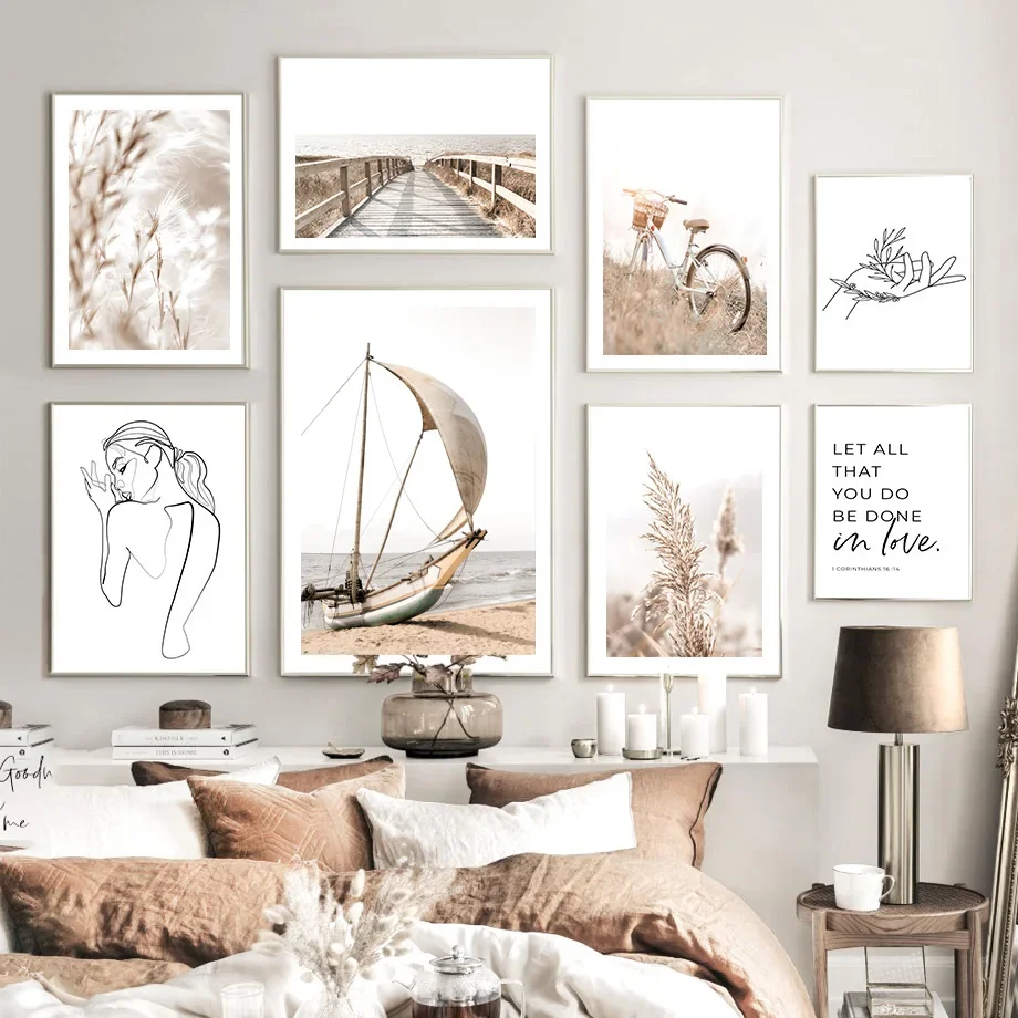 Beige Beach Sailboat Bridge Girl Grass Bike Reed Wall Art Canvas Painting Posters And Prints Wall Pictures For Living Room Decor
Beige Beach Sailboat Bridge Girl Grass Bike Reed Wall Art Canvas Painting Posters And Prints Wall Pictures For Living Room Decor