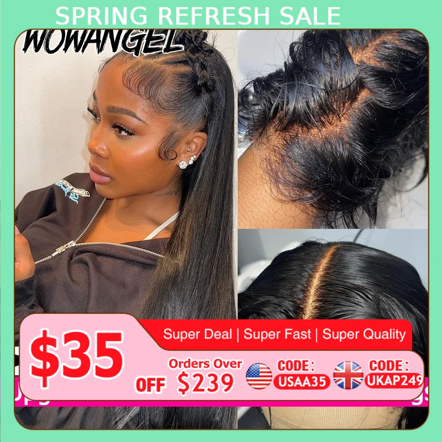 34in Jet Black 13x6 HD Transparent Lace Frontal Wigs Bone Straight Pre Plucked Real HD Lace Front Wigs Glueless 250% Virgin Hair
34in Jet Black 13x6 HD Transparent Lace Frontal Wigs Bone Straight Pre Plucked Real HD Lace Front Wigs Glueless 250% Virgin Hair