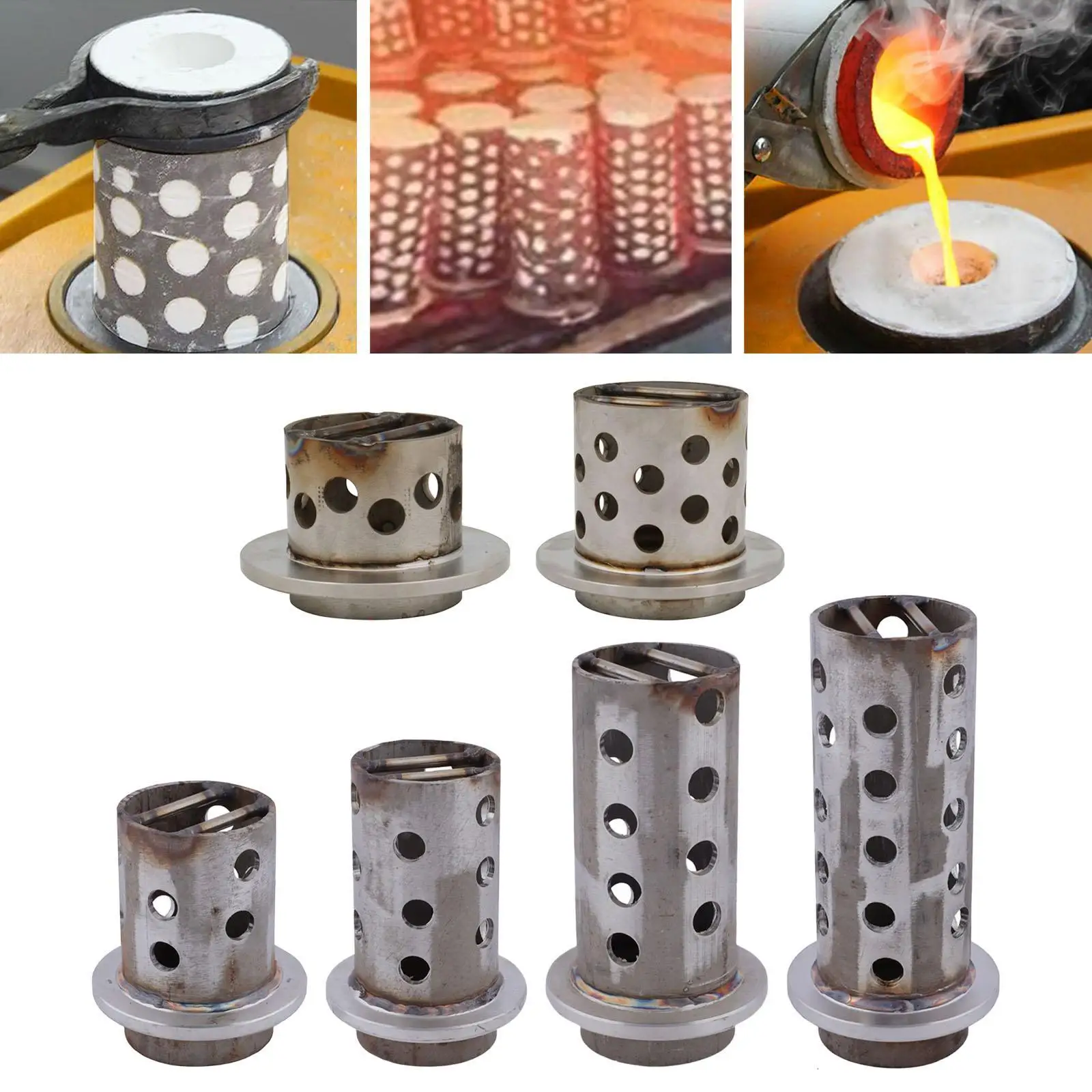 Perforated Casting Tool Jewelry Tool Centrifugal Ring Sturdy Vacuum Investing Practical Lost Casting for Sand Machine Attachment
Perforated Casting Tool Jewelry Tool Centrifugal Ring Sturdy Vacuum Investing Practical Lost Casting for Sand Machine Attachment