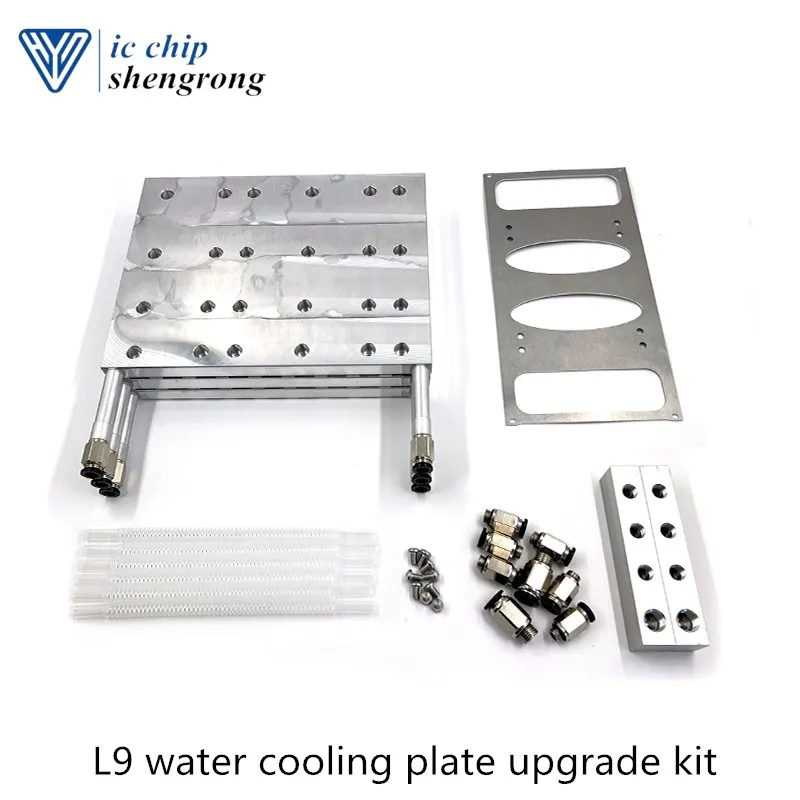 Antminer L9 water cooling plate upgrade kit It speeds up the heat dissipation of miners.
Antminer L9 water cooling plate upgrade kit It speeds up the heat dissipation of miners.