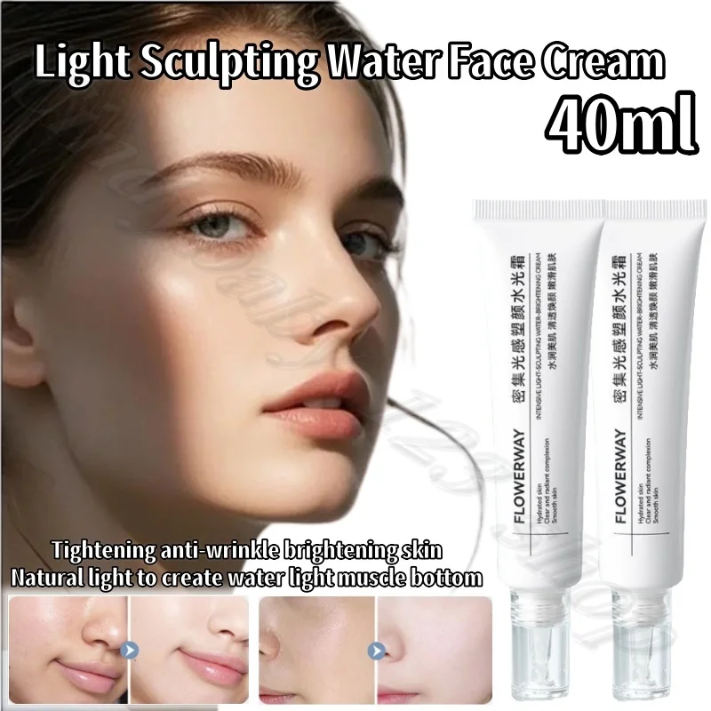 Light Sculpting Water Glow Face Cream Hydrating and Desalinating Fine-lines Anti-aging Compact Cream 40ml
Light Sculpting Water Glow Face Cream Hydrating and Desalinating Fine-lines Anti-aging Compact Cream 40ml