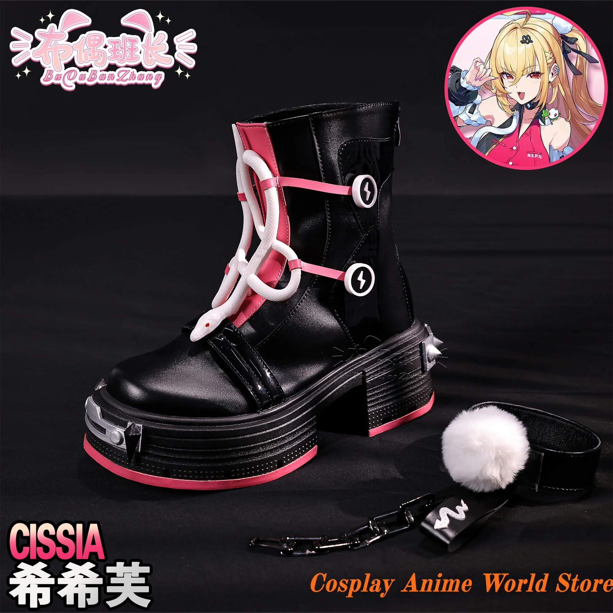 ZZZ Cissia Lamia Cissia Outfit Cosplay Shoes for Women miHoYo Game Zenless Zone Zero Prop Halloween Role Play Shoes In Stock
ZZZ Cissia Lamia Cissia Outfit Cosplay Shoes for Women miHoYo Game Zenless Zone Zero Prop Halloween Role Play Shoes In Stock