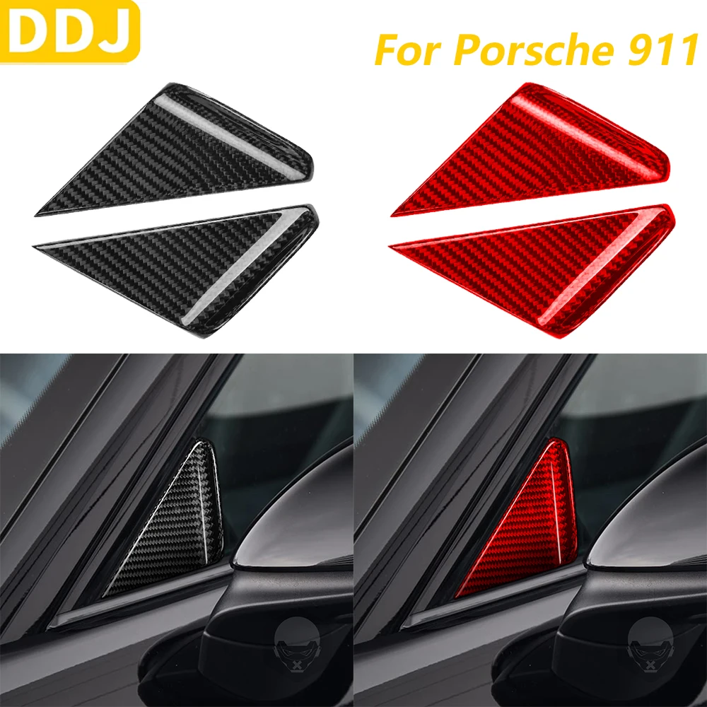 For Porsche 911 992 2020-2025 Real Dry Carbon Fiber Exterior Door A-pillar Spoiler Panel Trim Cover Car Accessories Modification
For Porsche 911 992 2020-2025 Real Dry Carbon Fiber Exterior Door A-pillar Spoiler Panel Trim Cover Car Accessories Modification