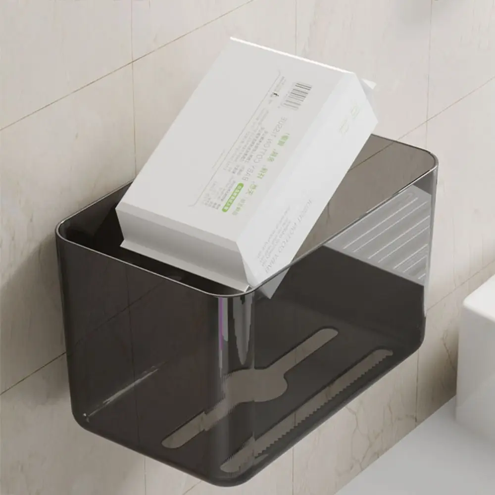 Multifunctional Wall Mounted Tissue Box Storage Box Transparent Tissue Dispenser Waterproof Stable Napkin Holder Hotel
Multifunctional Wall Mounted Tissue Box Storage Box Transparent Tissue Dispenser Waterproof Stable Napkin Holder Hotel