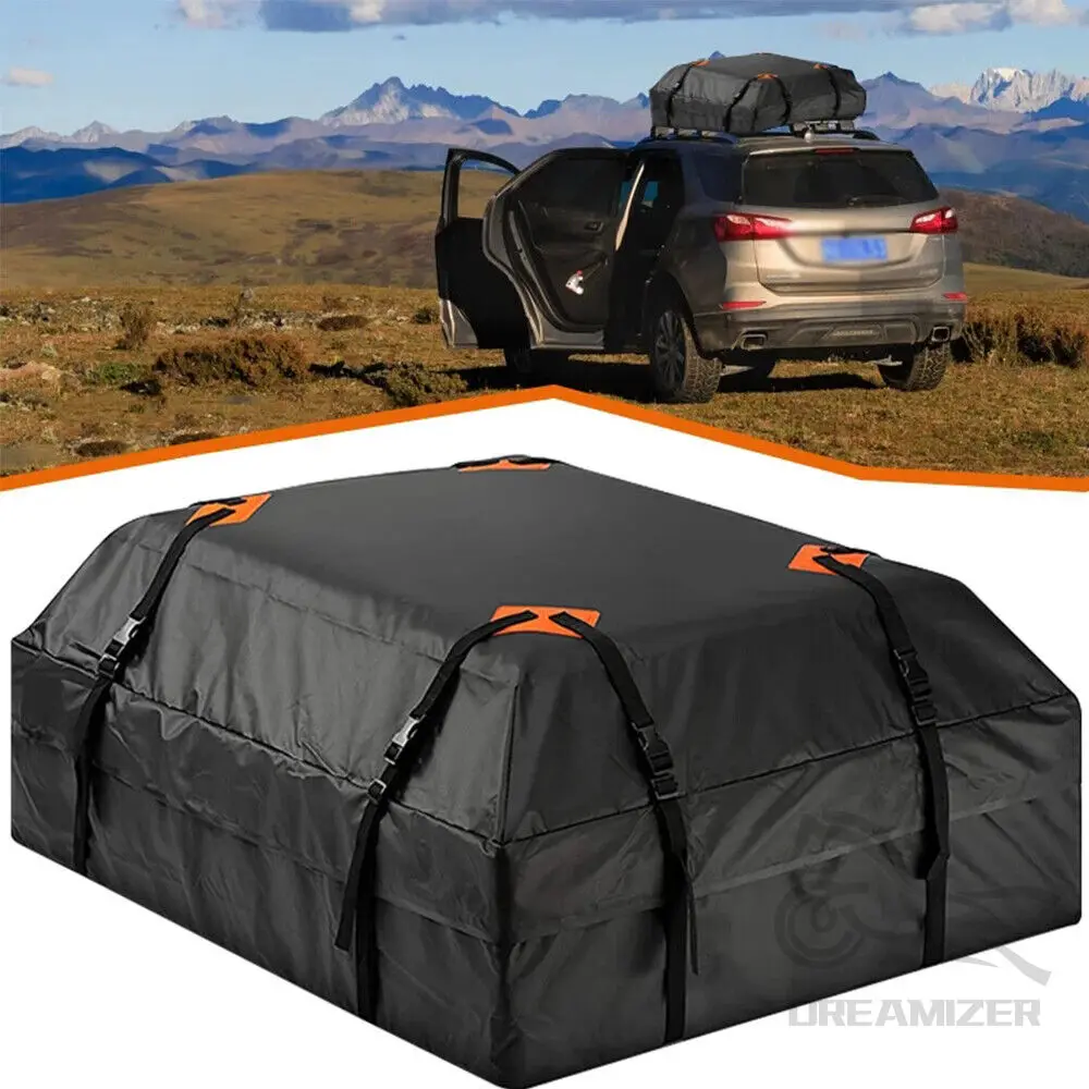 600L Waterproof Car Cargo Roof Bag Rooftop Luggage Storage Carrier Storage Travel SUV Van for Cars Black
600L Waterproof Car Cargo Roof Bag Rooftop Luggage Storage Carrier Storage Travel SUV Van for Cars Black