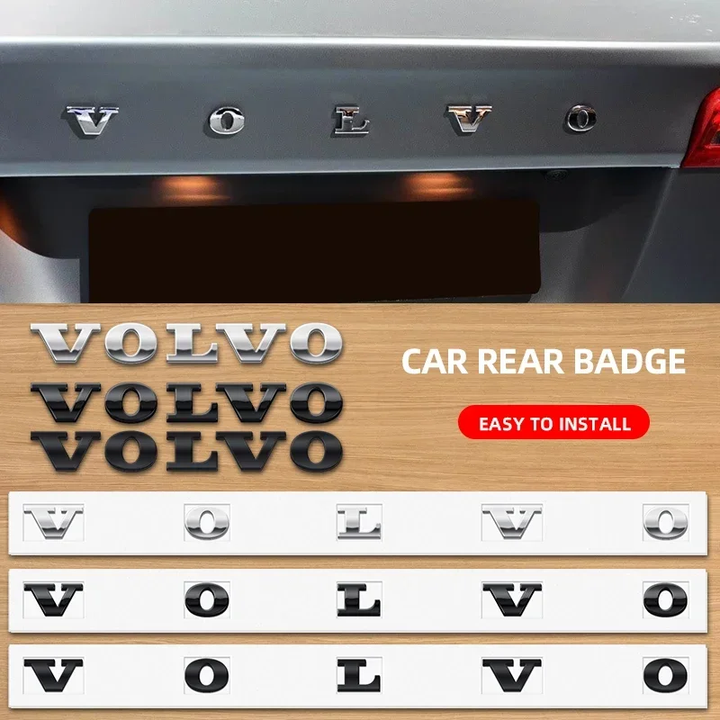 3D ABS Logo Letters Car Rear Trunk Badge Sticker For Volvo Xc60 Xc90 V40 V60 S60 V50 V90 S80 C40 XC40 V70 XC70 C30 C70 T5 T6
3D ABS Logo Letters Car Rear Trunk Badge Sticker For Volvo Xc60 Xc90 V40 V60 S60 V50 V90 S80 C40 XC40 V70 XC70 C30 C70 T5 T6