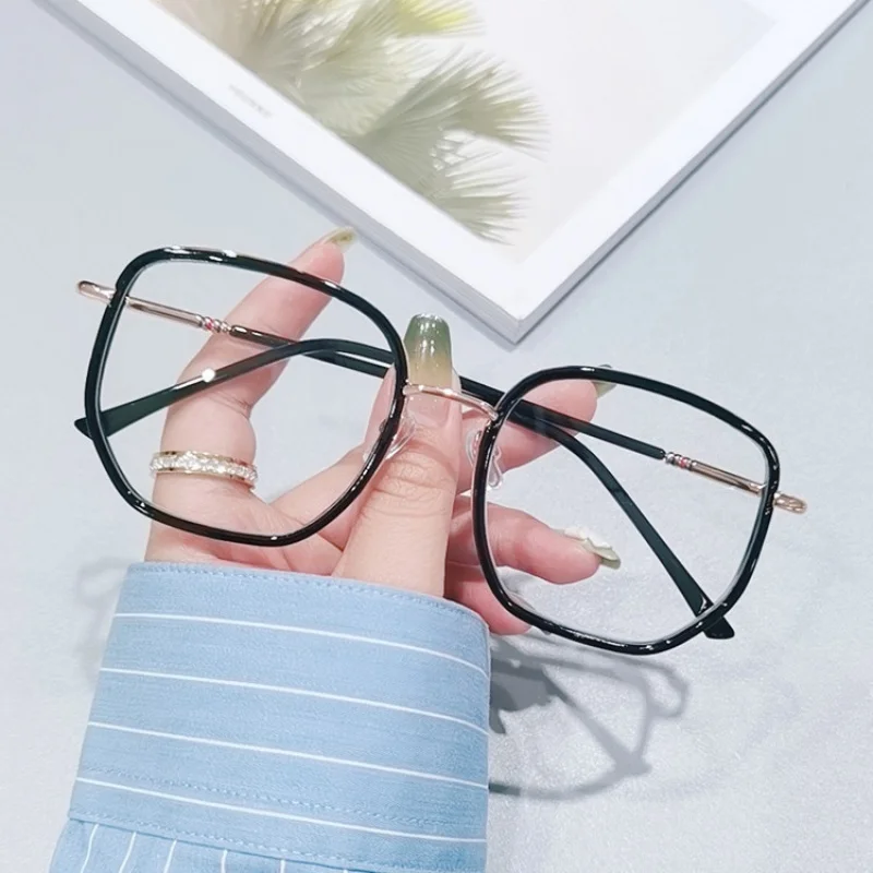 Fairy Fortune Green Big Frame Glasses Ladies Full Rim Frame with Myopia Glasses Option Glasses to Make Big Face Thin-Looked Kore
Fairy Fortune Green Big Frame Glasses Ladies Full Rim Frame with Myopia Glasses Option Glasses to Make Big Face Thin-Looked Kore