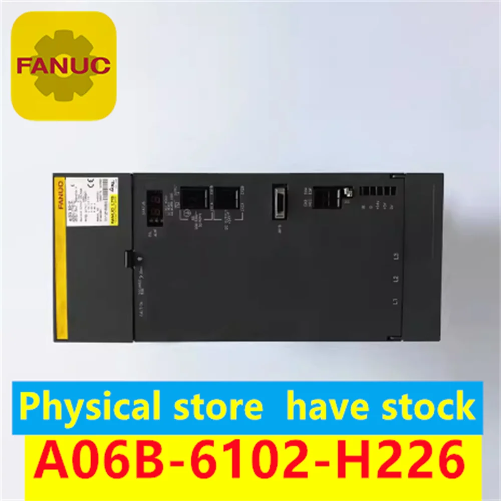 FANUC driver A06B-6102-H226/6102-H226 Original Fanuc Old Spindle drive A06B-6102-H226/6102-H226 physical store spot supply
FANUC driver A06B-6102-H226/6102-H226 Original Fanuc Old Spindle drive A06B-6102-H226/6102-H226 physical store spot supply