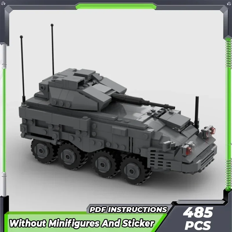 Moc Building Bricks Military Model M126 Stryker Armored Car Technology Modular Blocks Gifts Toys For Children DIY Sets Assembly
Moc Building Bricks Military Model M126 Stryker Armored Car Technology Modular Blocks Gifts Toys For Children DIY Sets Assembly