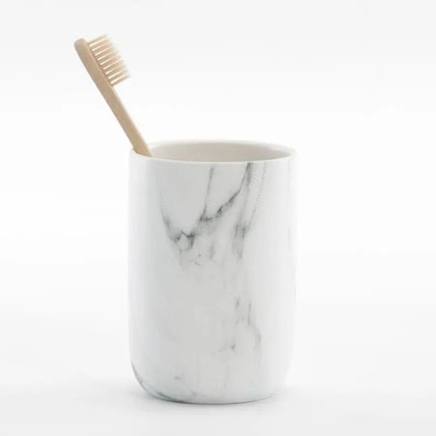 Marble Toothbrush Holders for Bathrooms - 1 Cups Ceramic Toothbrush Toothpaste Holders, Bathroom Tumbler Cups Reusable Toothbru
Marble Toothbrush Holders for Bathrooms - 1 Cups Ceramic Toothbrush Toothpaste Holders, Bathroom Tumbler Cups Reusable Toothbru