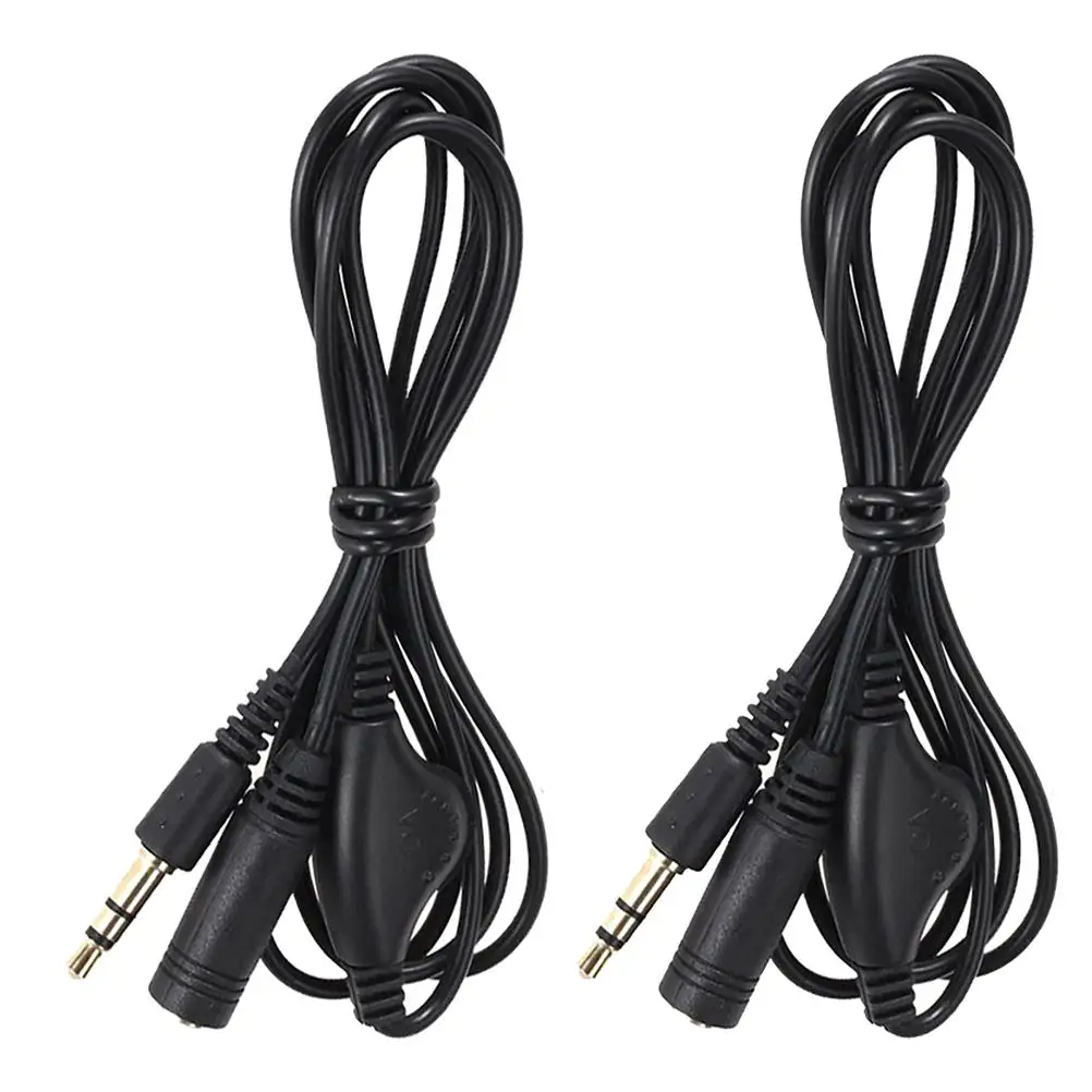 2 PCS Audio Extension Cable Volume Control For MP3 3.5mm Interface Copper Phone Cord
2 PCS Audio Extension Cable Volume Control For MP3 3.5mm Interface Copper Phone Cord