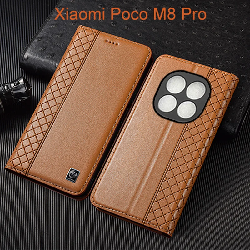 Napa Inner Grid Genuine Leather Flip Case For Xiaomi Poco M8 M8s Pro Phone Cover Card Cases Scratch Proof
Napa Inner Grid Genuine Leather Flip Case For Xiaomi Poco M8 M8s Pro Phone Cover Card Cases Scratch Proof