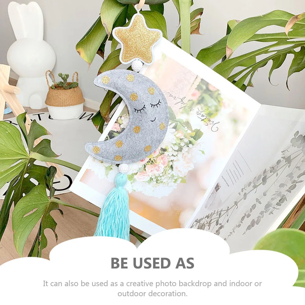 Moon Star Tassel Pendant Wall Hanging Decor Romantic Home Background Adorn Creative Indoor Decoration Kids Room Decor
Moon Star Tassel Pendant Wall Hanging Decor Romantic Home Background Adorn Creative Indoor Decoration Kids Room Decor