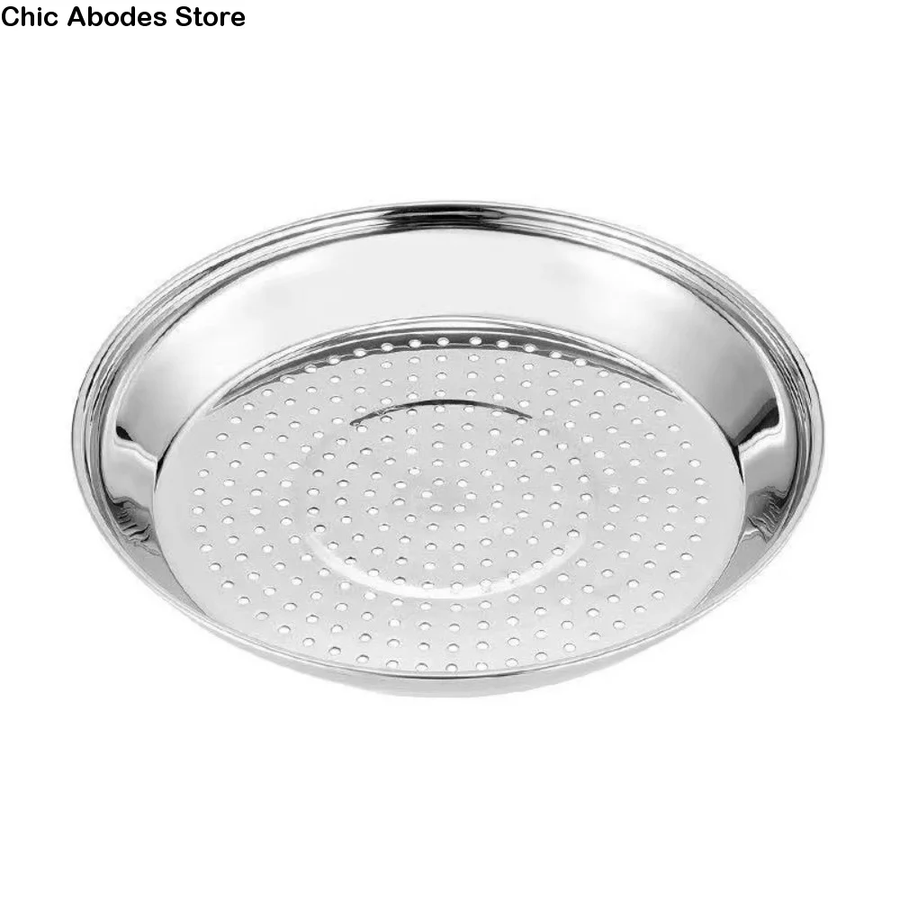 Deepened Stainless Steel Steamer Rack Rust-proof Thickened Steaming Basket Professional Durable Dumplings Steamer Tray
Deepened Stainless Steel Steamer Rack Rust-proof Thickened Steaming Basket Professional Durable Dumplings Steamer Tray