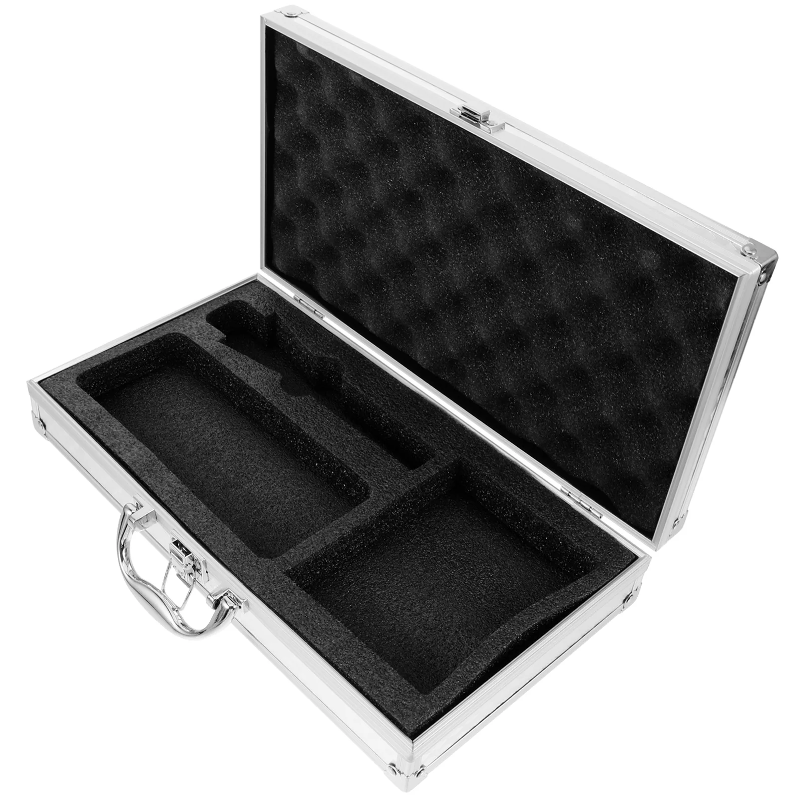 Handheld Microphone Case Portable Hard Shell Mic Storage Box For Wireless Mic Sound Card Outdoor Indoor Use
Handheld Microphone Case Portable Hard Shell Mic Storage Box For Wireless Mic Sound Card Outdoor Indoor Use
