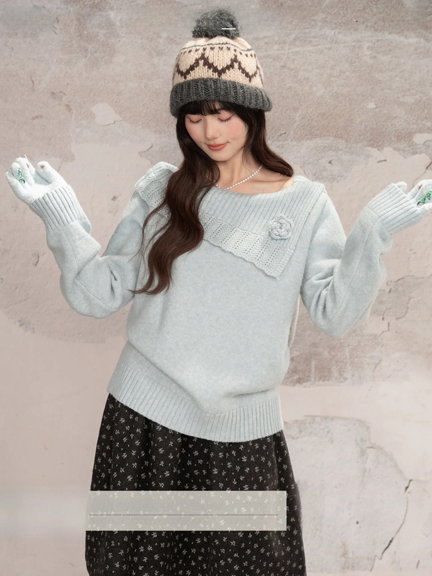 Loveheynew Light Blue off oulder Pullover Soft Cozy Women's Sweater Winter Lazy Sle Milk Fufu Long Sve Regular Fit Kni...
Loveheynew Light Blue off oulder Pullover Soft Cozy Women's Sweater Winter Lazy Sle Milk Fufu Long Sve Regular Fit Kni...